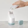 Best Slim Sæbedispenser, Hvid/Lyseblå Badeværelse