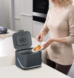 Hot Joseph Joseph Stack Affaldsspand 4 L, Grå