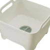 Sale Wash&Drain Opvaskebalje 20x31 cm, Sten/Grøn Opvask|Opvask