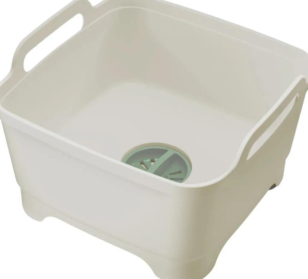 Sale Wash&Drain Opvaskebalje 20x31 cm, Sten/Grøn Opvask|Opvask