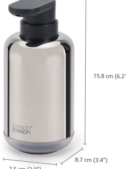 Best Joseph Joseph EasyStore Luxe Sæbepumpe, Rustfrit Stål