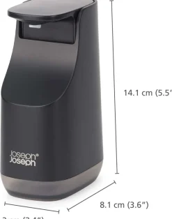 Joseph Joseph Badeværelse > Slim Compact Sæbepumpe, Sort