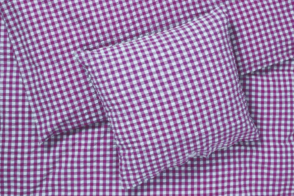 Clearance Juna Bæk&Bølge Sengetøj , Fuchsia/Mint