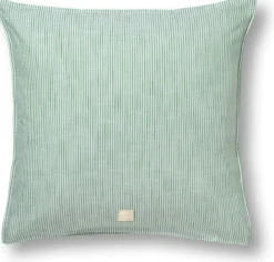 Discount Monochrome Lines Pudebetræk 63x60 cm, Grøn/Hvid Soveværelse|Puder Og Betræk