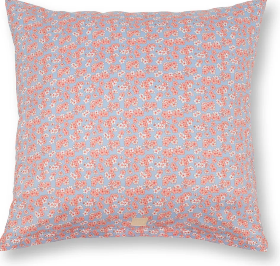Clearance Juna Pleasantly Pudebetræk 63x60 cm, Lys Blå/Blomstret