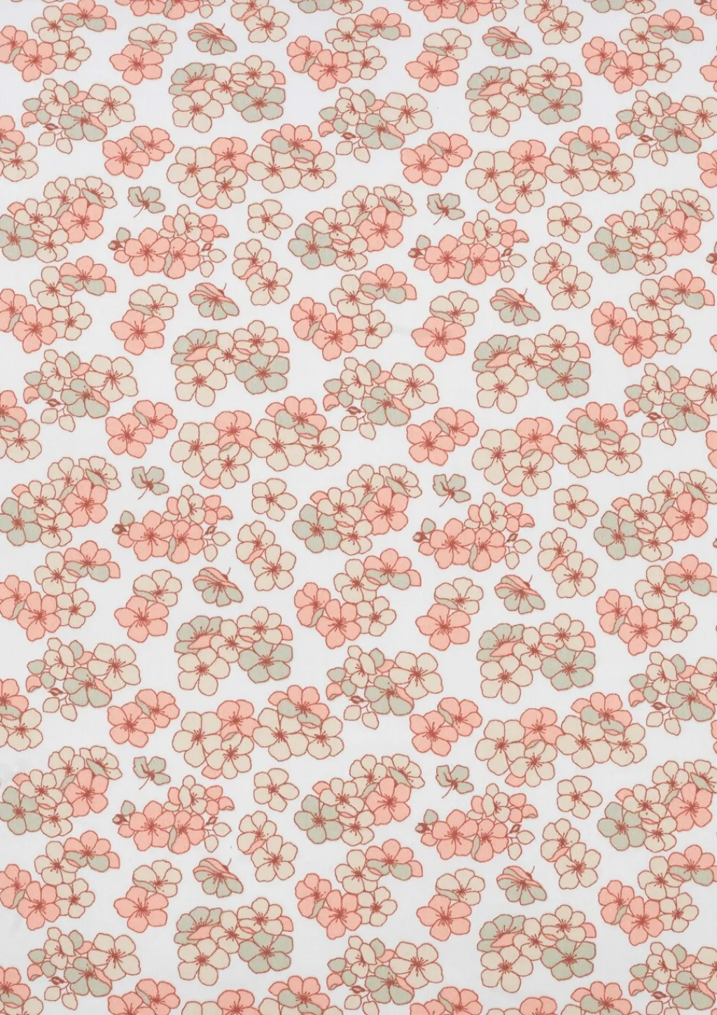 Clearance Pleasantly Sengetøj 200x220 cm, Hvid/Blomstret Soveværelse|Soveværelsestekstiler