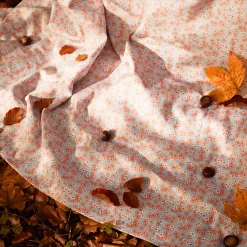Discount Juna Pleasantly Sengetøj 140x200 cm, Lys Blå/Blomstret