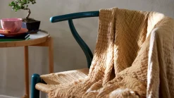 Clearance Reloved Sengetæppe 240x260 cm, Sand Soveværelse|Soveværelsestekstiler