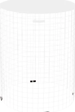 Kalager Design Podie Rund H, Hvid