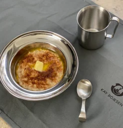 Børn Kay Bojesen Børnespisesæt > Børnesæt 2 Dele, Poleret Stål