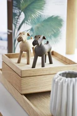 Hot Kay Bojesen Denmark Kay Bojesen Hund 8,5 cm, Røget Eg