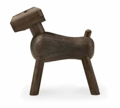 Hot Kay Bojesen Denmark Kay Bojesen Hund 8,5 cm, Røget Eg