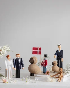 Discount Kay Bojesen Marine 20,5 cm, Malet Bøgetræ Stue|Træfigurer Og Figurer