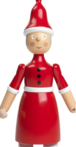 Kay Bojesen Denmark Stue|Træfigurer Og Figurer > Kay Bojesen Nissemor 19,5 cm, Malet Bøgetræ