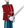 Discount Kay Bojesen Denmark Kay Bojesen Officer m. Sabel Lille 22,5 cm, Malet Bøgetræ