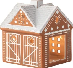 Online Kähler Gingerbread Lyshus Julestald H11,5 cm, Brun