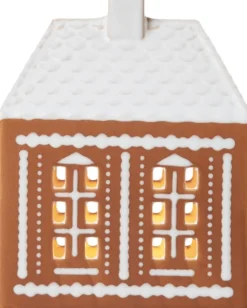 Hot Gingerbread Lyshus H15,5 cm, Brun Lyshuse