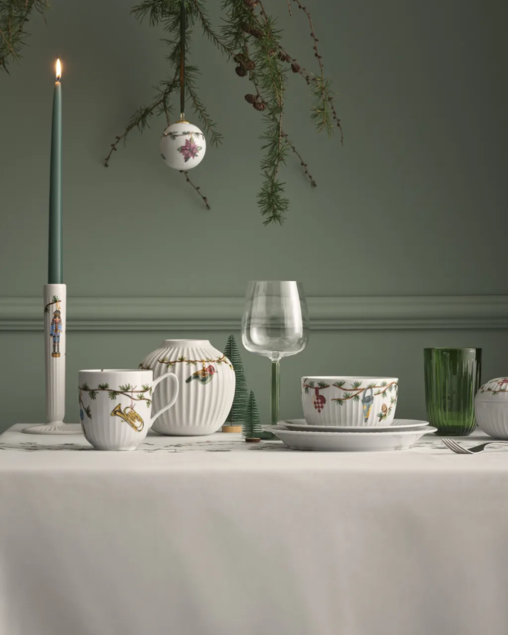 Hammershøi Christmas Vase H13 cm, Stue|Vaser