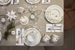 Clearance Hammershøi Christmas Stofserviet 4 stk. 45x45 cm, Hvid Servietter