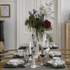 Clearance Kähler Hammershøi Christmas Dyb Tallerken 21 cm, Hvid