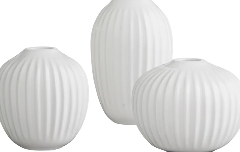 New Hammershøi Minivase 3 stk, Stue|Vaser
