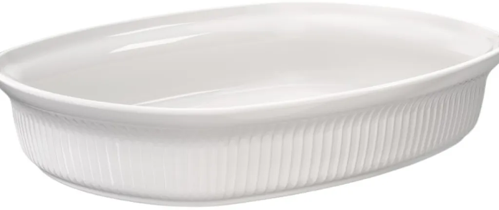 Clearance Hammershøi Ovnfast Fad 29,5x39 cm, Hvid Spisestue|Fade