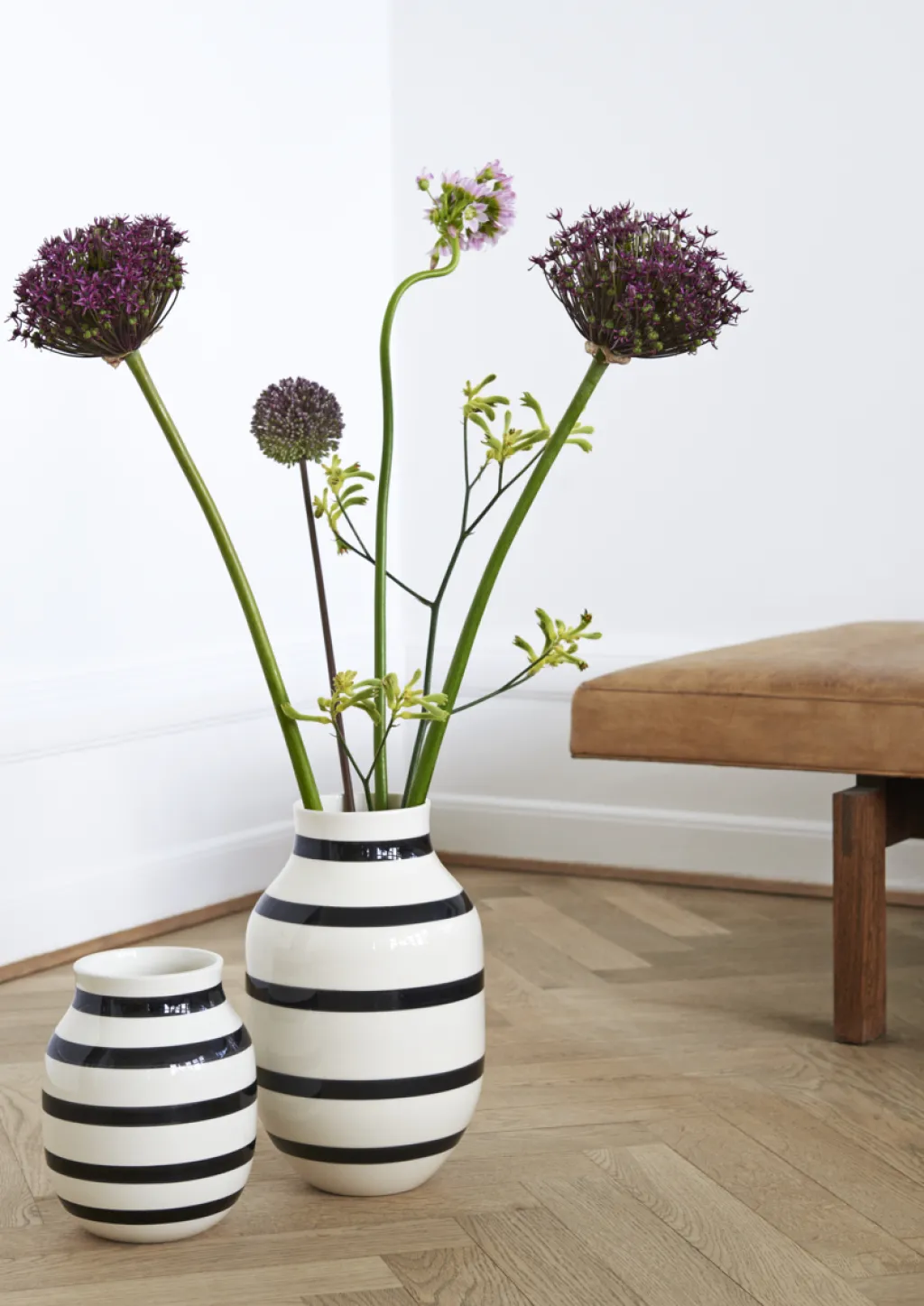 Clearance Omaggio Vase H, Sort Stue|Vaser