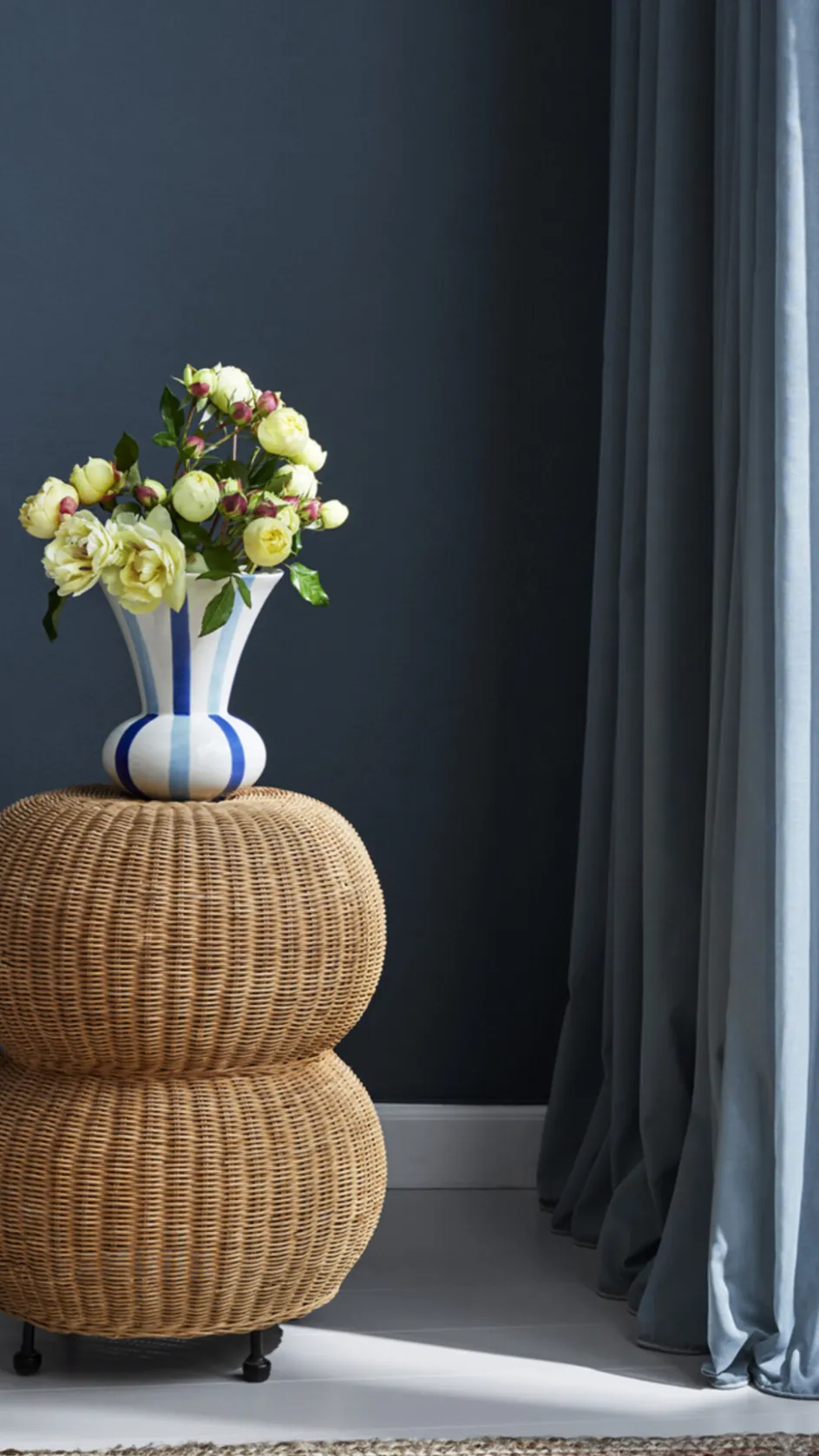 New Kähler Signature Vase H, Blå