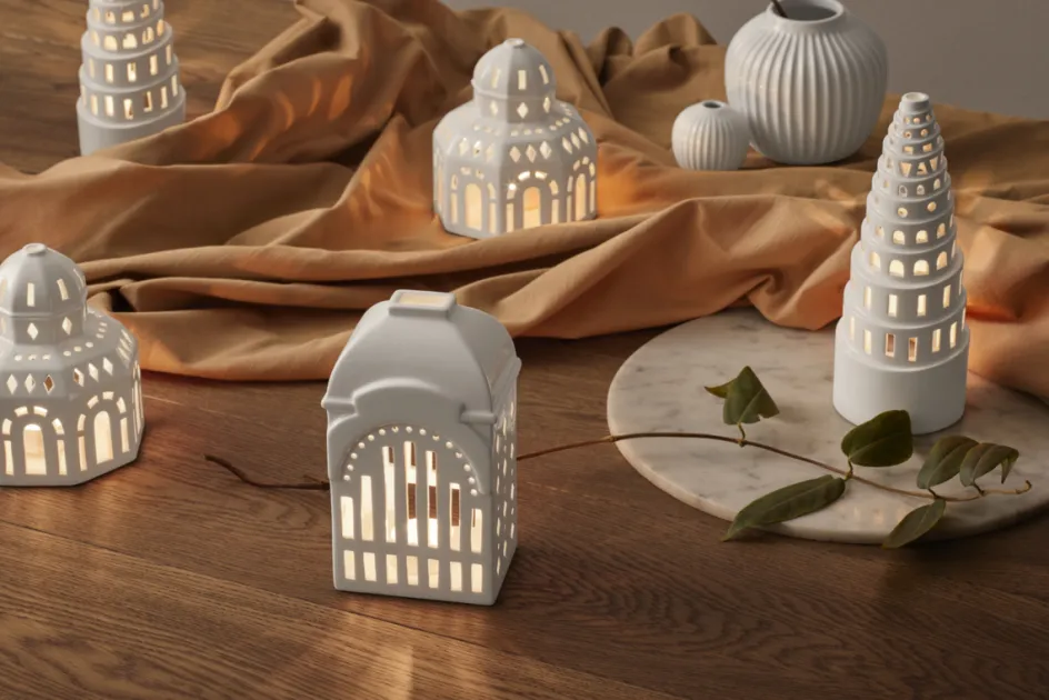 Online Kähler Urbania Lyshus Tivoli H18,5 cm, Hvid