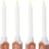 Gingerbread Adventsstage 4 stk. H7,5 cm, Brun Julelys