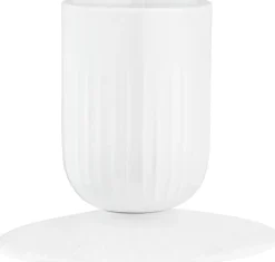 Discount Hammershøi Bloklysestage H9,5 cm, Hvid Bloklysestager