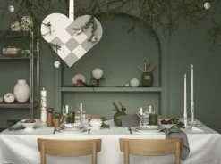 Outlet Kähler Hammershøi Christmas Lysestage H12 cm, Hvid