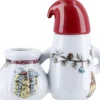 Outlet Hammershøi Christmas Lysestage Nissefar H8,5 cm, Hvid Julelys