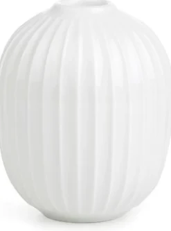 New Hammershøi Lysestage H10 cm, Hvid Lysestager