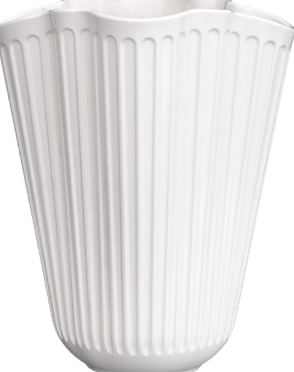 Sale Kähler Hammershøi Unfold Vase H, Hvid