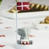 Børn Kids By Friis Fødselsdagsdekoration|Bordflag > Bordflag Elefant m. Tromme H14,5 cm