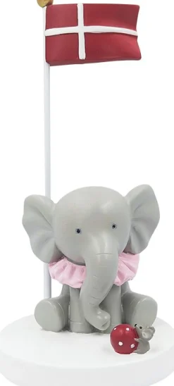 Børn Kids By Friis Fødselsdagsdekoration|Bordflag > Bordflag Elefant m. Mus & Bold H14,5 cm