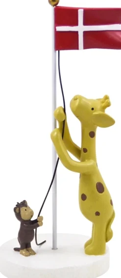Outlet Kids By Friis Bordflag Giraf & Abe H17 cm