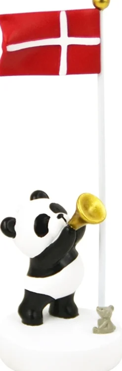 Discount Bordflag Panda m. Trompet H14,5 cm Børn Fødselsdagsdekoration|Bordflag