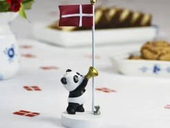 Discount Bordflag Panda m. Trompet H14,5 cm Børn Fødselsdagsdekoration|Bordflag