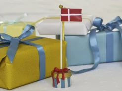Børn Kids By Friis Fødselsdagsdekoration|Bordflag > Bordflag Pakke H16 cm, Blå