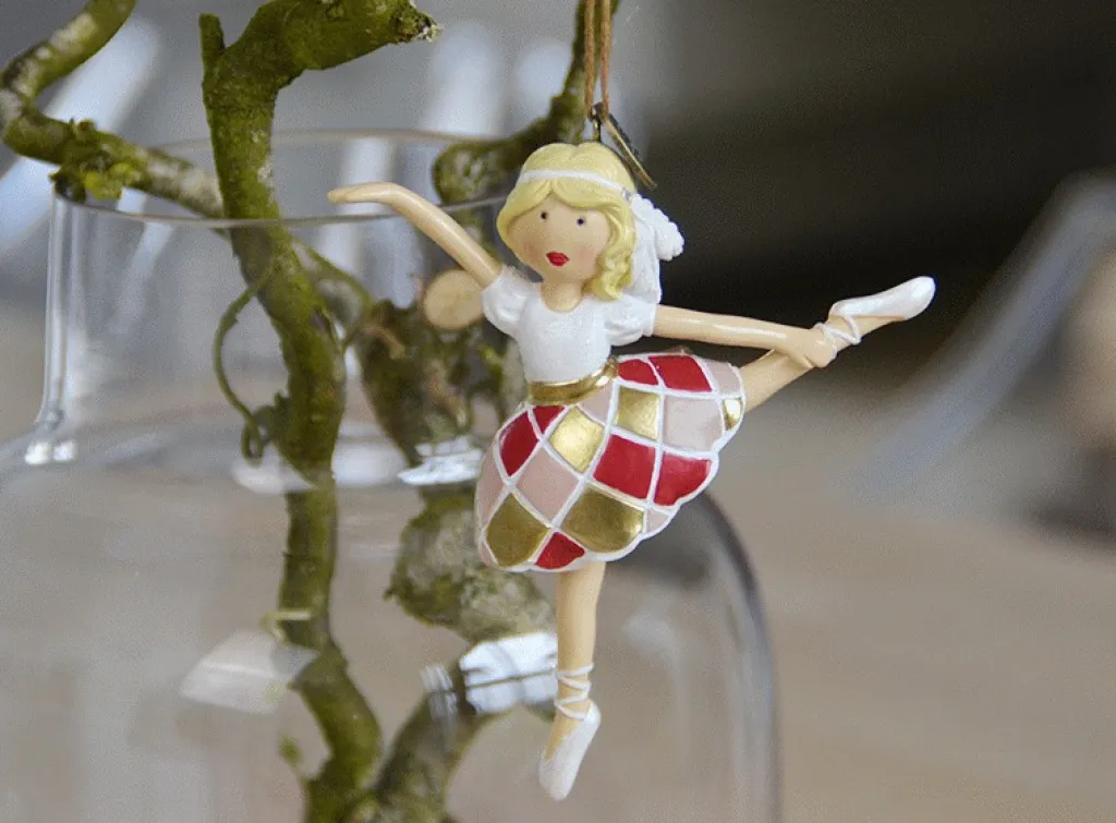 Børn Kids By Friis Børneværelse|Interiør Til Børneværelset > Ophæng Ballerina 12,5 cm