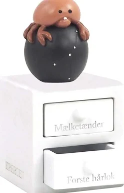 Clearance Kids By Friis Æske t. Første Tand/Hårlok Krebsen H11 cm, Hvid