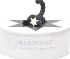 Discount Smykkeskrin Skorpionen Ø14,5 cm, Hvid Børn Opbevaring Til Børneværelset|Børneværelse
