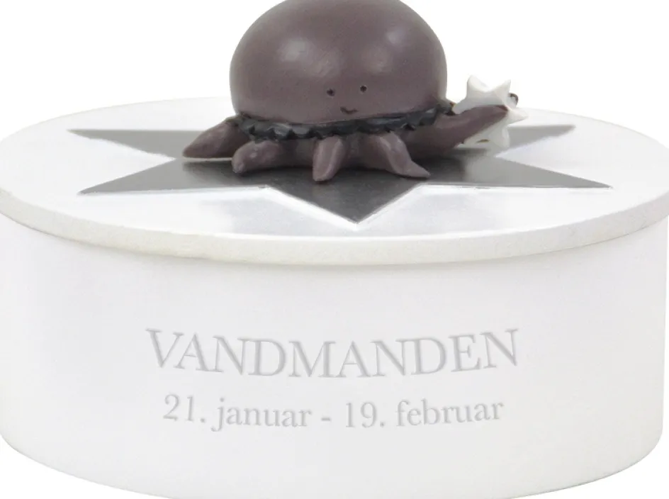 Kids By Friis Smykkeskrin Vandmanden Ø14,5 cm, Hvid