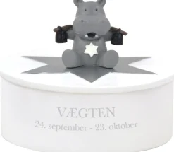 Børn Kids By Friis Opbevaring Til Børneværelset|Børneværelse > Smykkeskrin Vægten Ø14,5 cm, Hvid