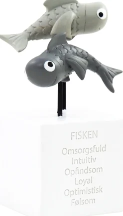 Børn Kids By Friis Opbevaring Til Børneværelset|Børneværelse > Sparebøsse Fisken H13 cm, Hvid