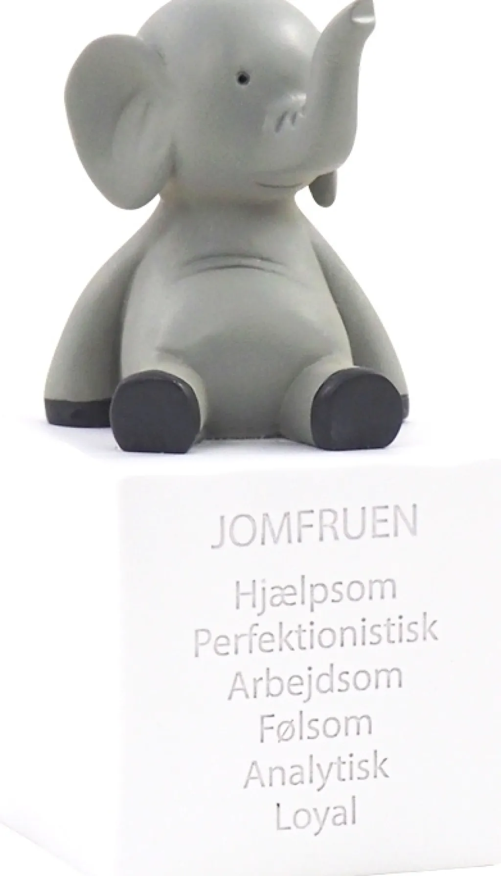 Outlet Sparebøsse Jomfruen H13 cm, Hvid Børn Opbevaring Til Børneværelset|Børneværelse