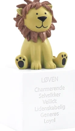 Discount Kids By Friis Sparebøsse Løven H13 cm, Hvid