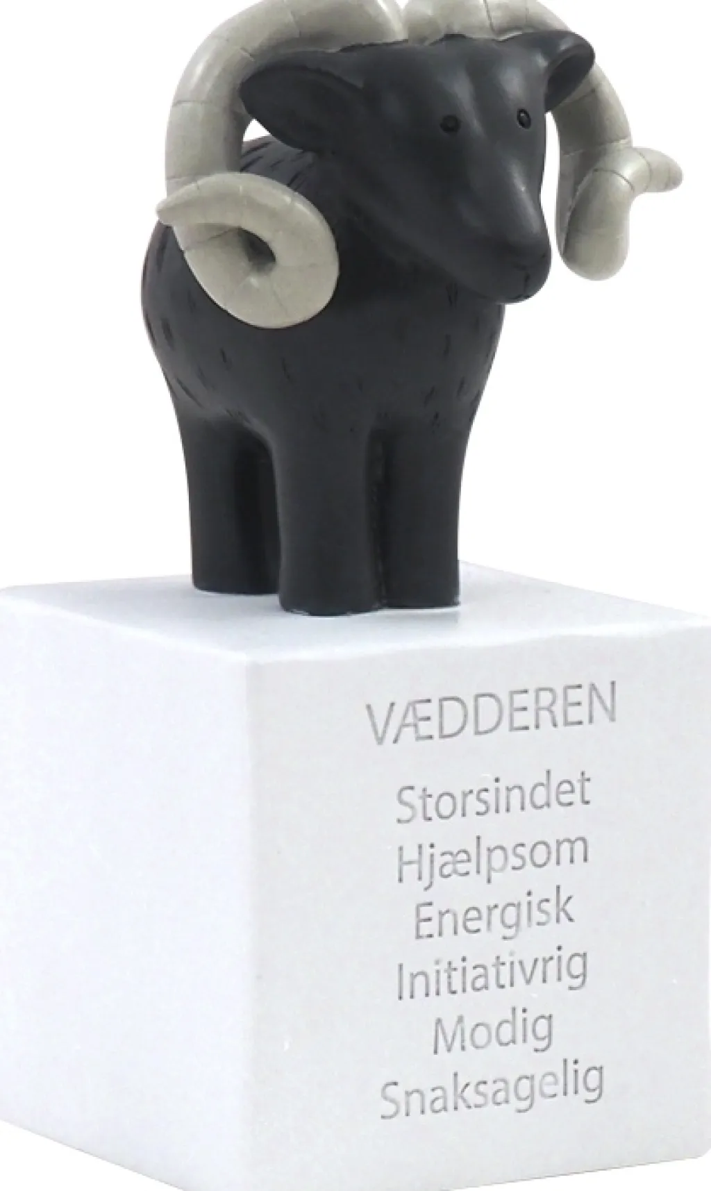 Børn Kids By Friis Opbevaring Til Børneværelset|Børneværelse > Sparebøsse Vædderen H13 cm, Hvid